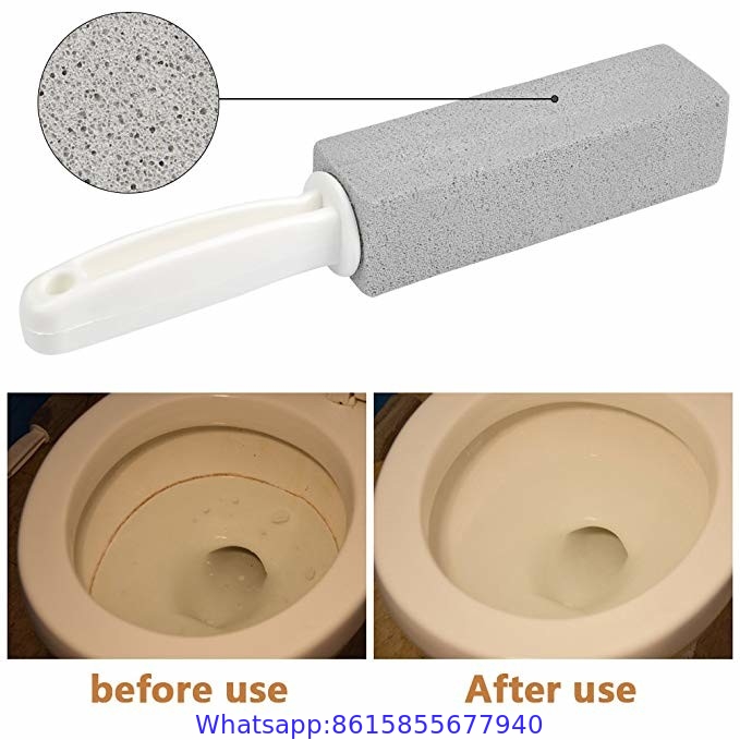 Toilet Bowl Pumice Cleaning Stone with handle for Kitchen/Bath/Pool With Handle