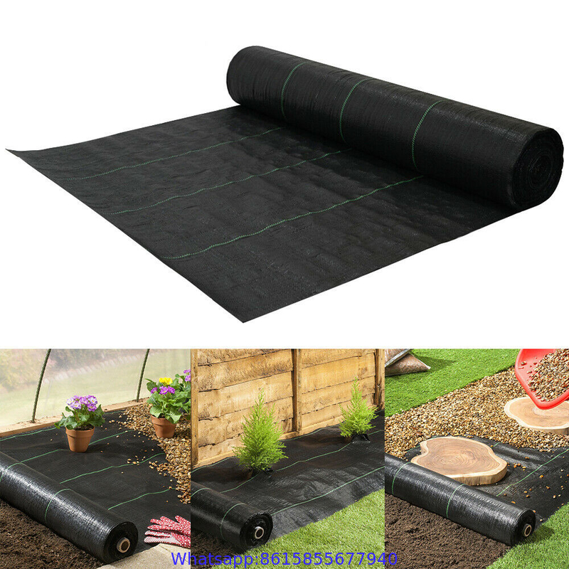 Landscape Fabric Pro Commercial Weed Barrier Heavy-Duty Driveway Gardening Mat Polypropylene Ground Cover