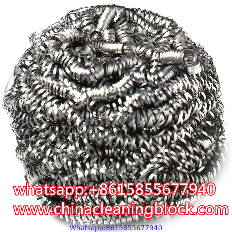 Stainless Steel Scrubbers, Ideal for Cast Iron Pans