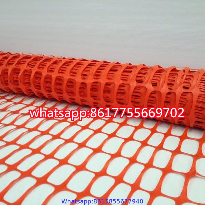 Orange Barrier Fencing 50m x 1m Roll