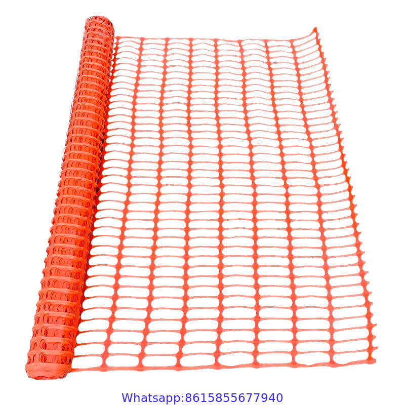 Orange Safety Barrier warning barrier for fence
