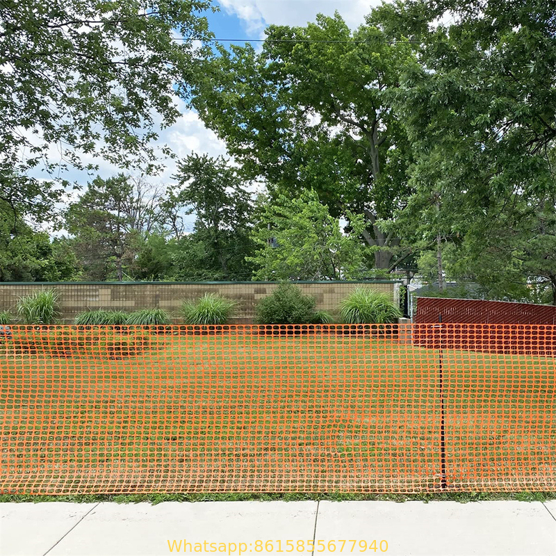 4' x 100' 14Lb Orange Oval Safety/Snow Fence