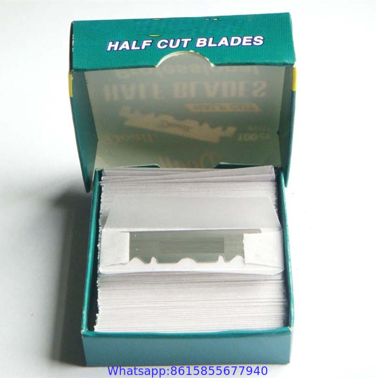 barber razor blades, eyebrow blade, straight razor blade from China