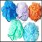 Multi Color Bath Balls Body Exfoliate Puff Sponge Mesh Shower Balls Bath Puff supplier